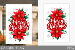 Merry Christmas Garden Flag. Christmas Garden Flag Design Product Image 1