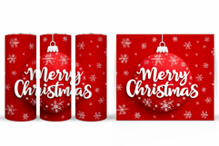 Merry Christmas Tumbler. Christmas Tumbler Sublimation Product Image 2
