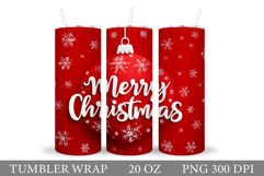 Merry Christmas Tumbler. Christmas Tumbler Sublimation Product Image 1