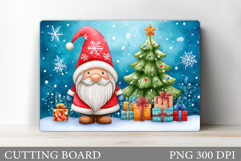 Christmas Gnome Cutting Board. Christmas Cutting Board Product Image 1