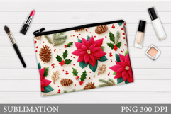 Poinsettia Cutting Board. Christmas Kitchen Cutting Board Product Image 1