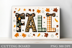 Fall Cutting Board Design. Fall Sublimation Product Image 1