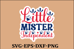 4th of July Sticker Svg Design, Patriotics Quotes Svg, 4t Product Image 1