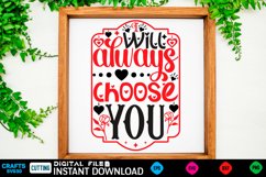I will always Farmhouse Sign, Round Sign Design Product Image 1