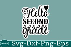 Back To School sticker svg Design School &amp; Teacher SVG Product Image 1