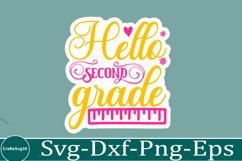 Back To School sticker svg Design School &amp; Teacher SVG Product Image 1