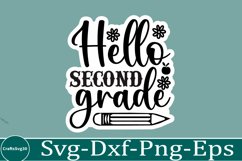 Back To School sticker svg Bundle School &amp; Teacher SVG Desig Product Image 2