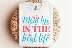 Mom life is the best life Mothers day SVG design Funny Mom S Product Image 1