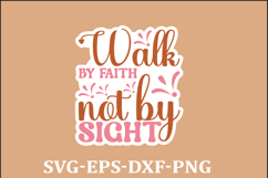 Christian Sticker Svg Design Christian Quotes Jesus Svg Des Product Image 1