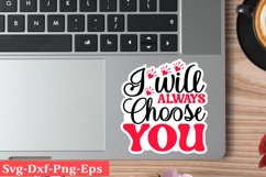 Valentine sticker SVG Design Valentine Love Sticker Svg Product Image 1