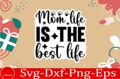 Mothers day sticker SVG design Funny Mom Svg Design Funny Product Image 1