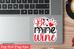 Valentine sticker SVG Design Valentine Love Sticker Svg Product Image 1