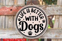 Dog Round Sign SVG Bundle Funny Dog Round Sign Dog Bundle Product Image 9