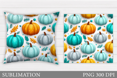 Pumpkin Pillow Design. Pumpkin Sublimation Product Image 1