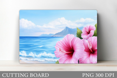 Beach Cutting Board. Sea Cutting Board Design Product Image 1