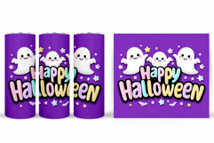 Cute Halloween Pumpkin Tumbler. Cute Ghost Tumbler Design Product Image 2