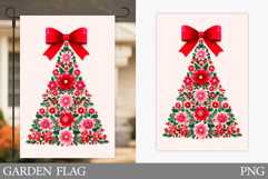 Christmas Tree Garden Flag. Merry Christmas Garden Flag Product Image 1