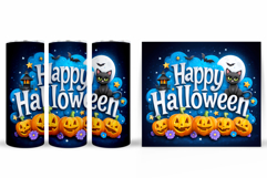 Halloween Pumpkin Tumbler Wrap. Halloween Tumbler Design Product Image 2