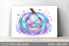 Halloween Pumpkin Cutting Board. Halloween Cutting Board Product Image 1