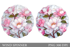 Flowers Wind Spinner Design. Wildflowers Wind Spinner Product Image 1