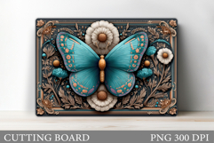 Butterfly Cutting Board Design. Butterfly Sublimation Product Image 1
