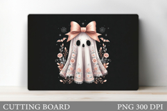Cute Halloween Cutting Board. Cute Ghost Cutting Board Product Image 1