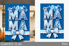 Mother's Day Garden Flag. Flowers Garden Flag Sublimation Product Image 1
