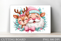 Santa Claus Cutting Board. Christmas Cutting Board Product Image 1