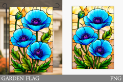 Floral Garden Flag Design. Flowers Garden Flag Sublimation Product Image 1