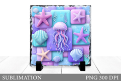 Jellyfish Sublimation. Jellyfish Slate Sublimation Product Image 1