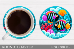 Fish Coaster Sublimation. Fish Sublimation Product Image 1
