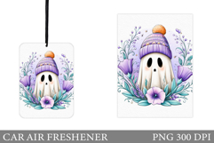Ghost Car Air Freshener Design. Halloween Car Air Freshener Product Image 1