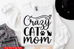 Cat SVG Design Cats quotes T-Shirt png Product Image 1