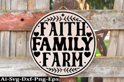 Family round sign design, Family SVG Quotes SVG Product Image 1