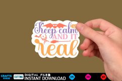 Halloween sticker Svg Design,Halloween Quotes Spooky sticker Product Image 1