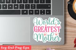 Mothers day sticker SVG design Funny Mom Svg Design Funny Product Image 1