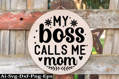 Family round sign design, Family SVG Quotes SVG Product Image 1