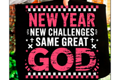Happy New Year 2026 Svg, Christian PNG Product Image 1