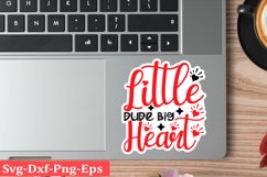 Valentine sticker SVG Design Valentine Love Sticker Svg Product Image 1