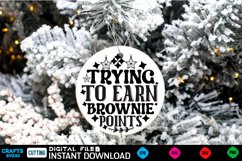 Christmas Round sign Svg design Christmas Svg holiday quotes Product Image 1