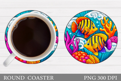 Fish Coaster Sublimation. Fish Sublimation Product Image 1