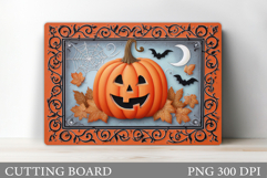 Halloween Pumpkin Cutting Board. Halloween Cutting Board Product Image 1