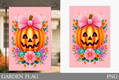 Halloween Pumpkin Garden Flag. Garden Flag Sublimation Product Image 1