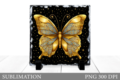 Butterfly Slate Design. Butterfly Sublimation Product Image 1