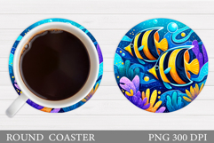 Fish Coaster Sublimation. Fish Sublimation Product Image 1