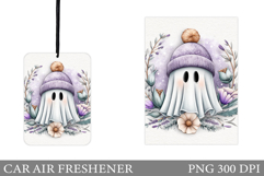 Cute Ghost Car Air Freshener. Halloween Car Air Freshener Product Image 1