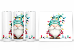 Christmas Gnome Tumbler. Christmas Tumbler Sublimation Product Image 2