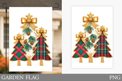 Christmas Tree Garden Flag. Merry Christmas Garden Flag Product Image 1