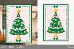 Christmas Tree Garden Flag. Christmas Garden Flag Design Product Image 1