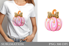 Pumpkin T-Shirt Design. Pumpkin Sublimation Product Image 1